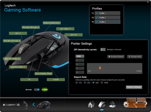 logitech g502 program