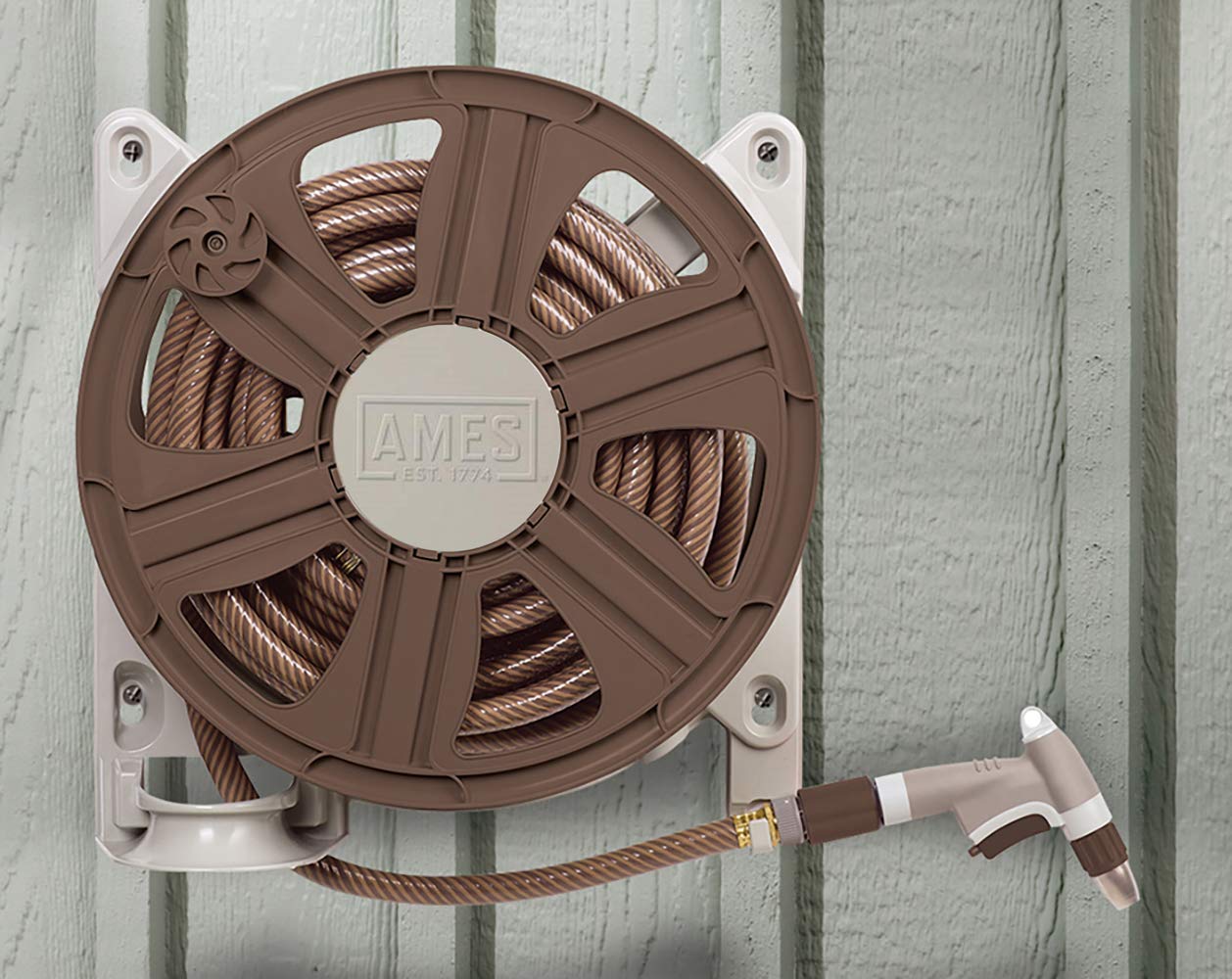 ames wall mount hose reel