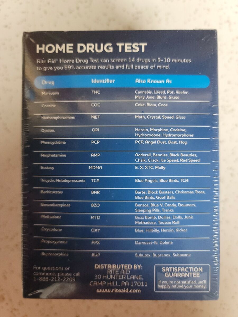 does rite aid drug test