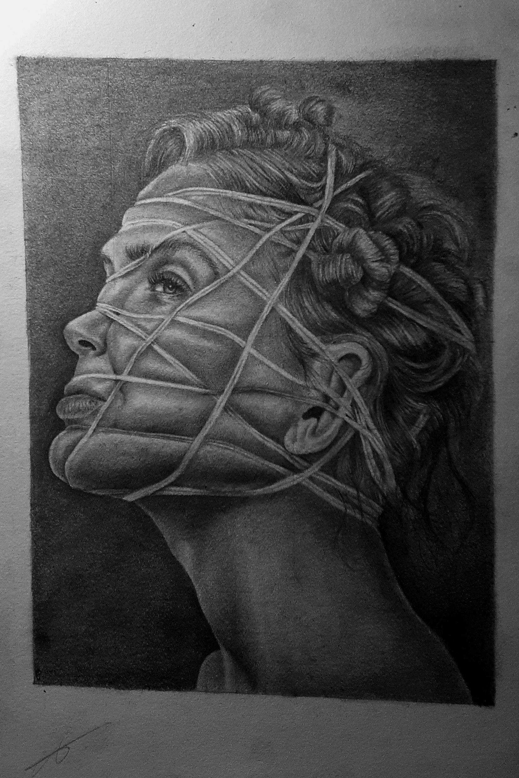 depressing pencil drawings