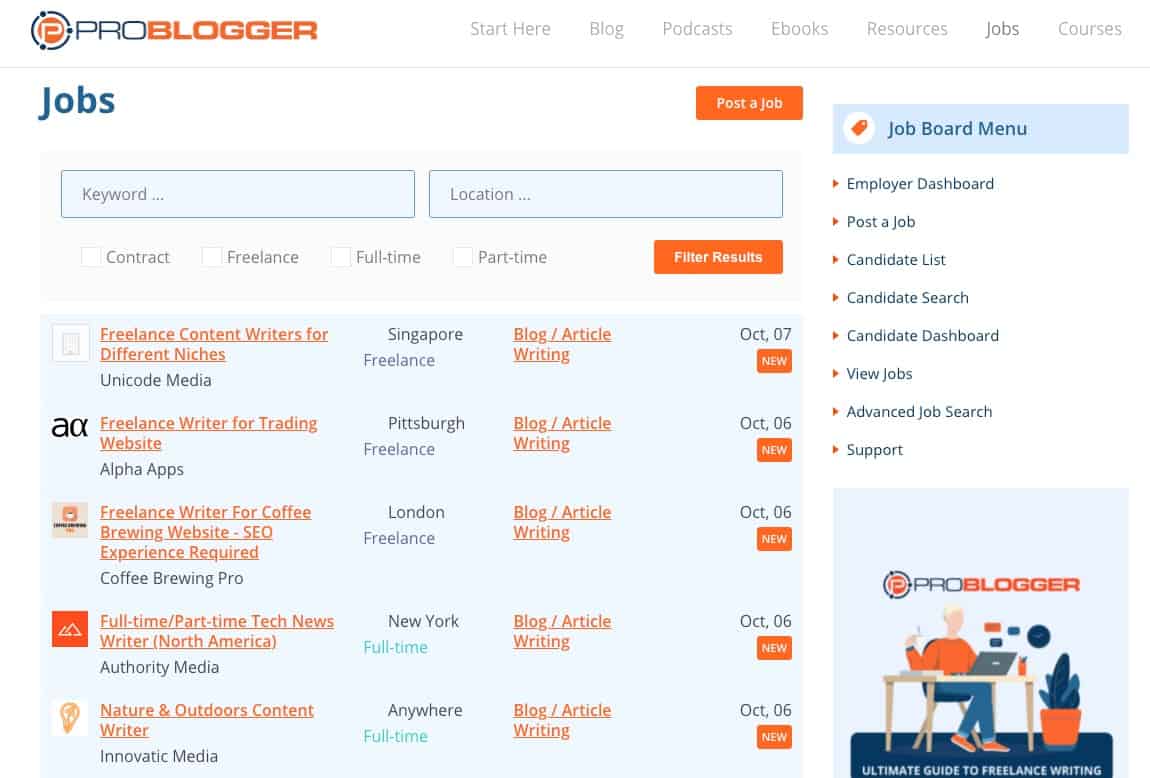 problogger job board