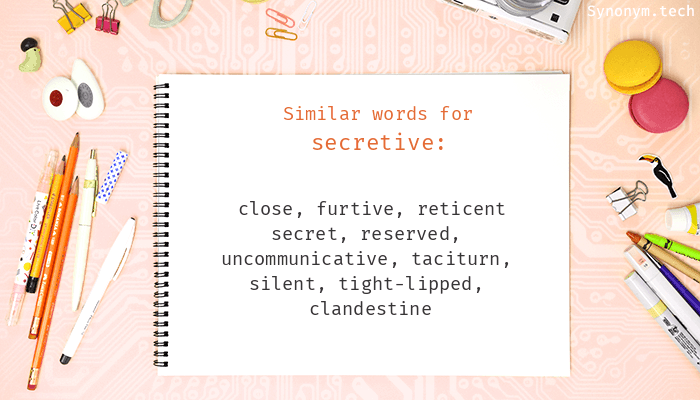 synonyms for secretive