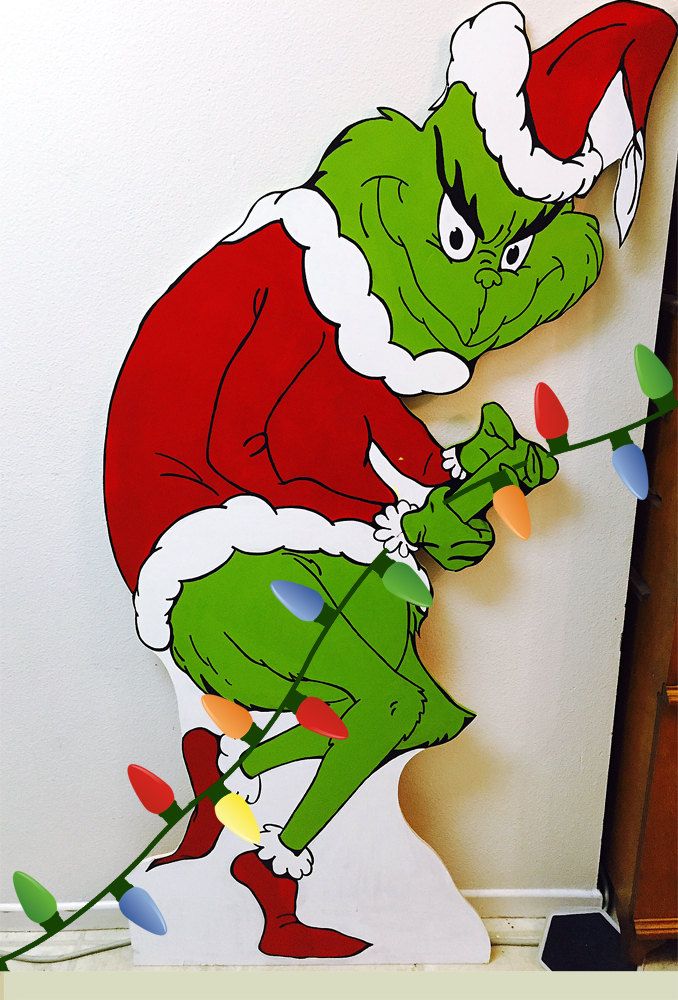 grinch cut out