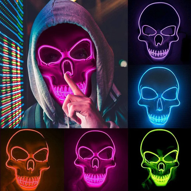 led masks for halloween