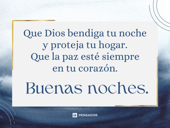 frases buenas noches bendiciones