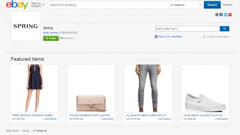 ebay online shopping