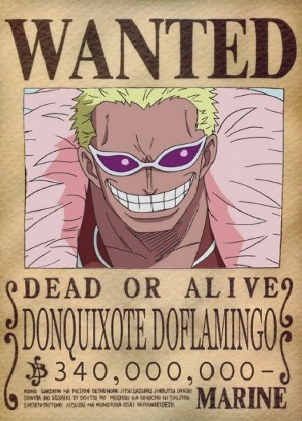 donquixote doflamingo bounty