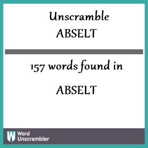 absence unscramble