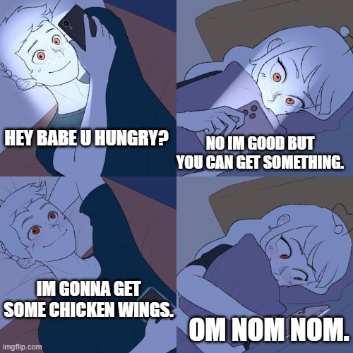 babe im hungry meme