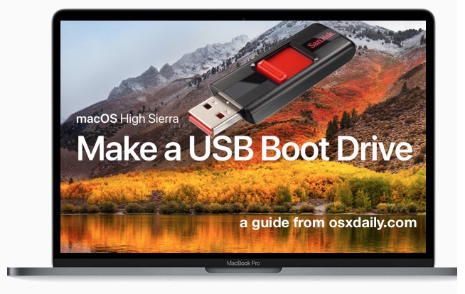 how to make bootable high sierra usb