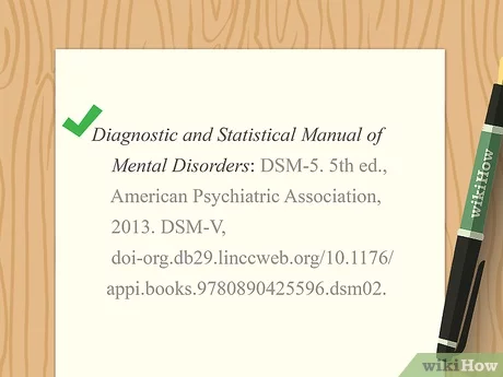 citing the dsm 5 in apa