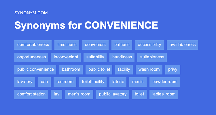 convenience synonym