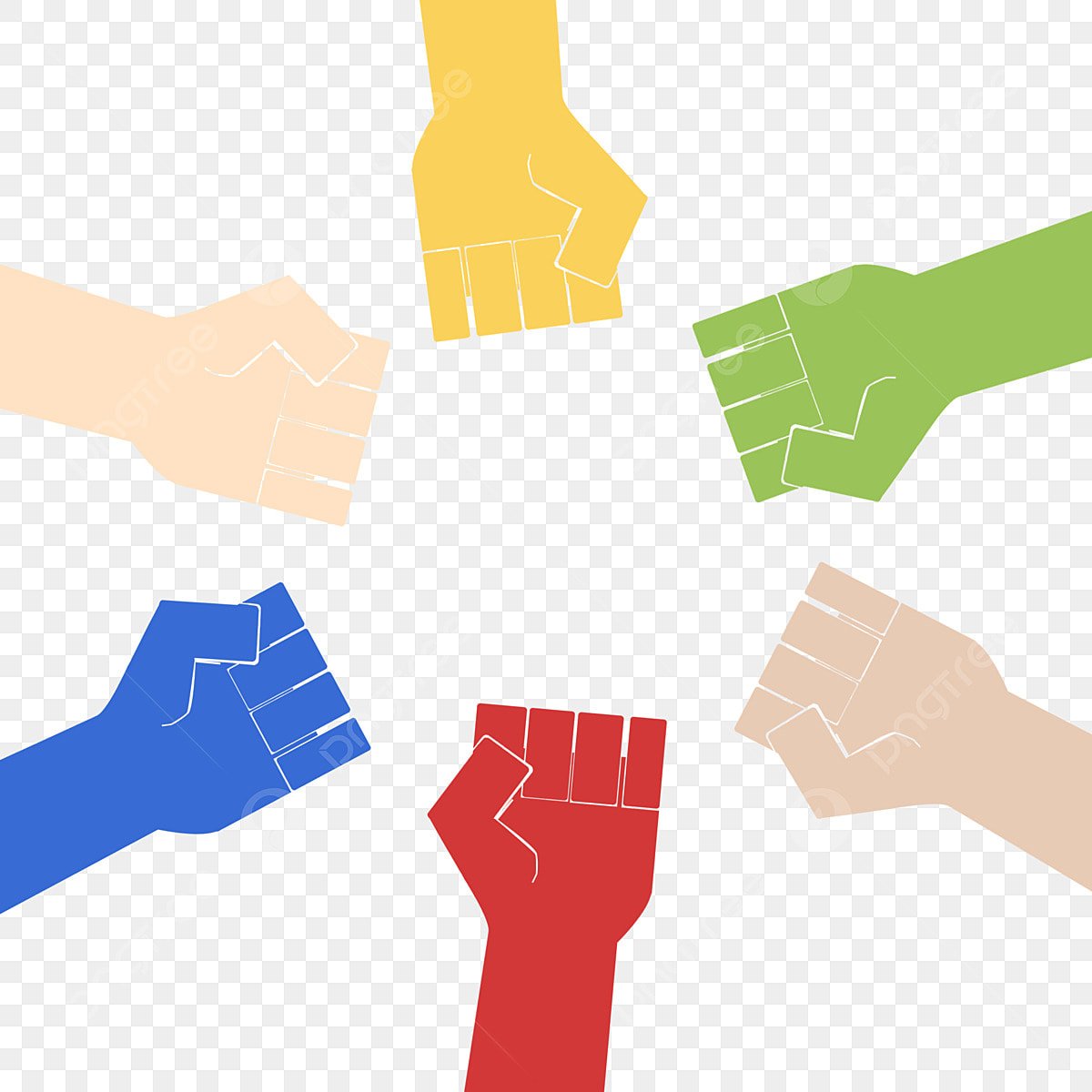 hands unity clipart