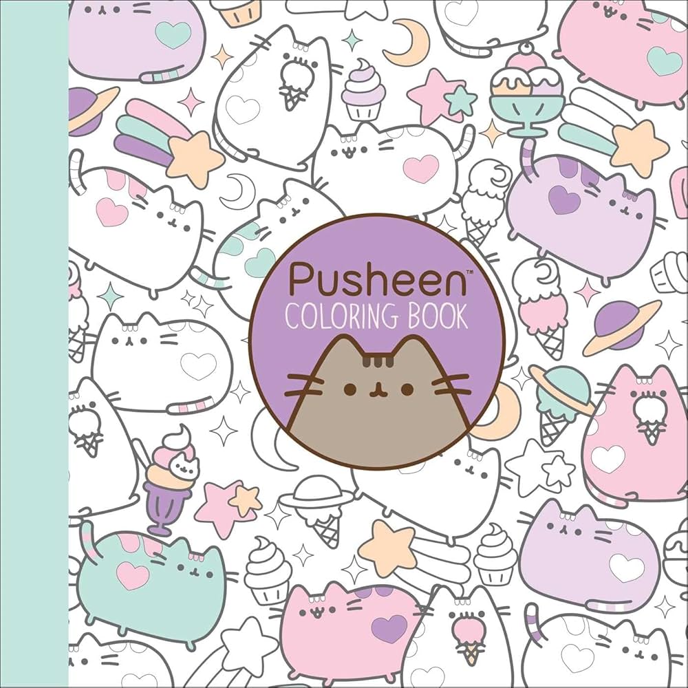 pusheen coloring pages