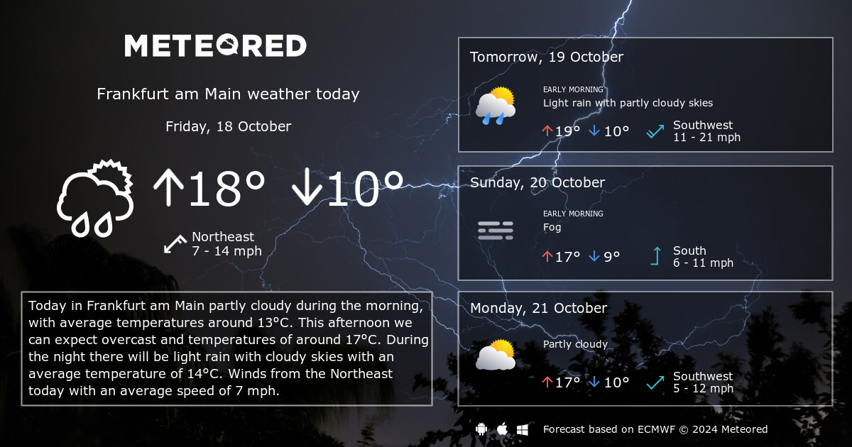 frankfurt weather forecast 14 days