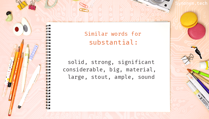 substantial syn