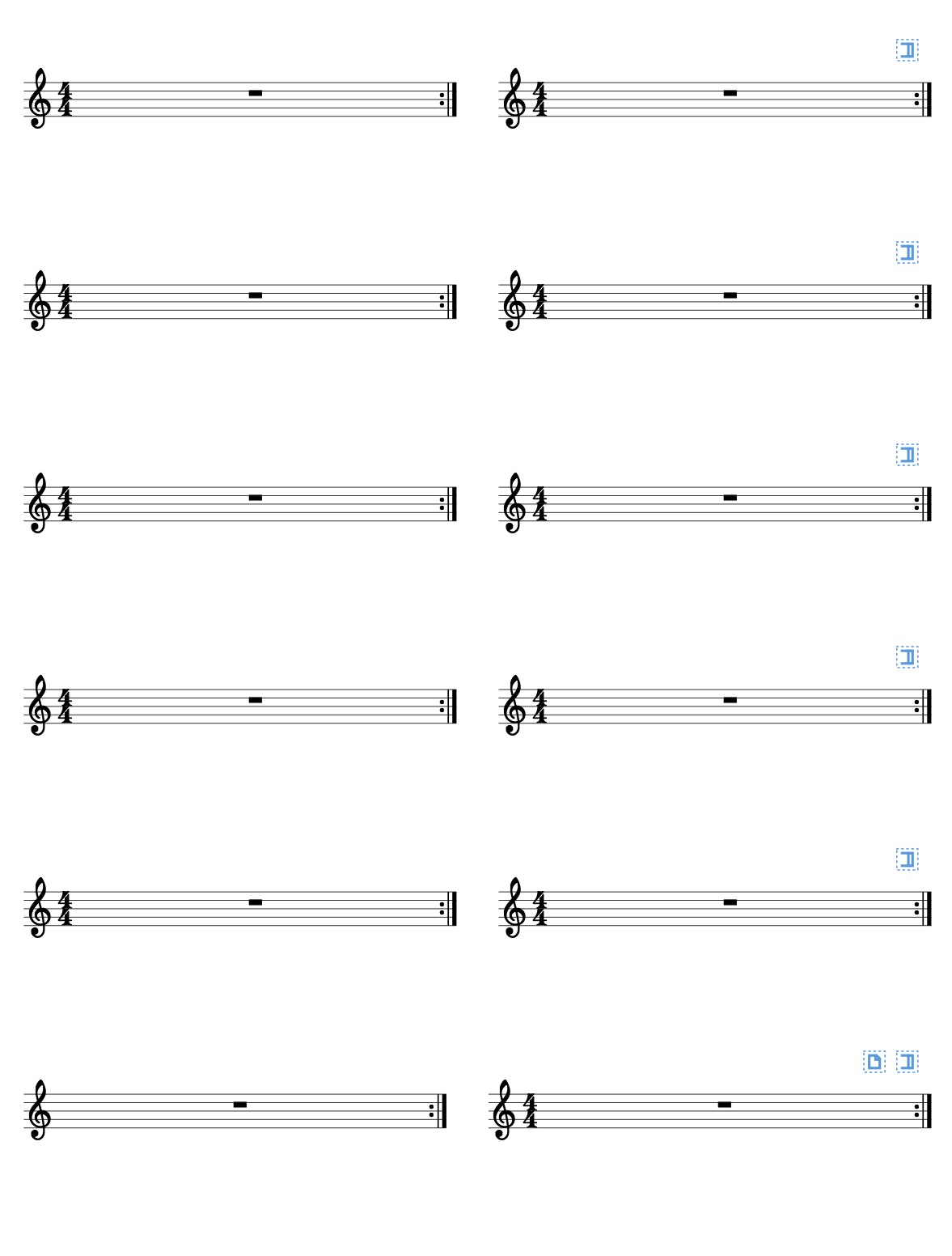 musescore templates