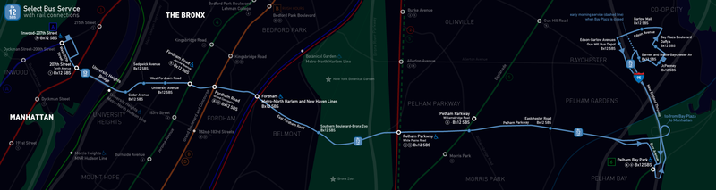 bx12 bus route