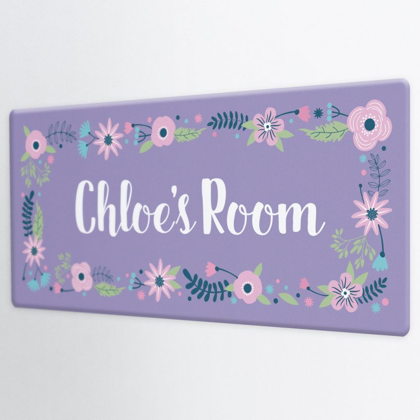 personalized bedroom door signs