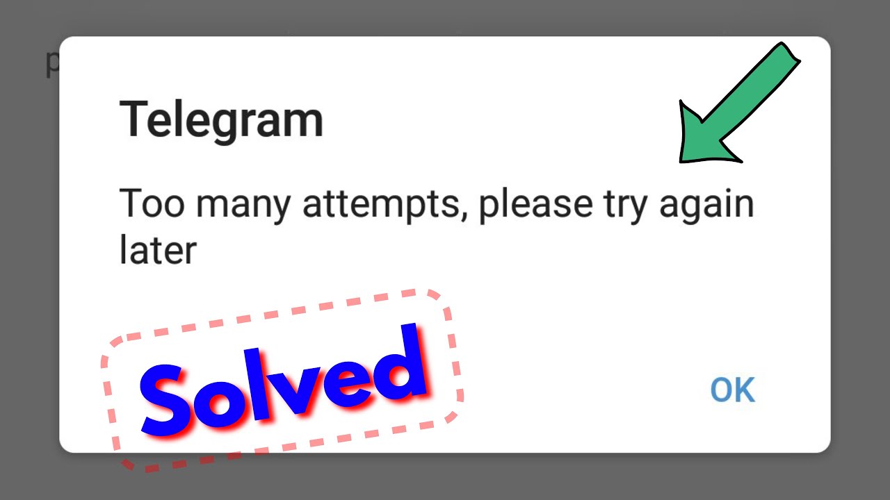 telegram too many attempts