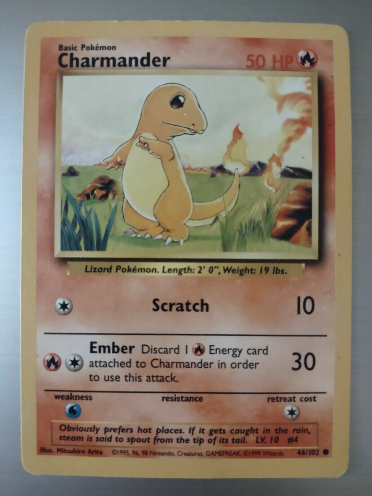 charmander pokemon card 1995 value