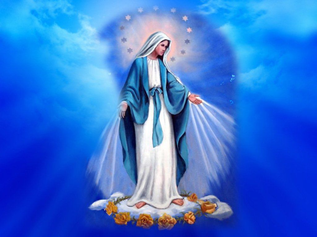 wallpaper mother mary