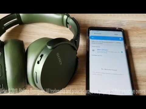 sony mdr xb950n1 bluetooth connection