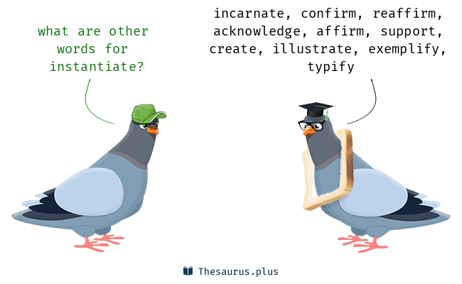 synonym instantiate