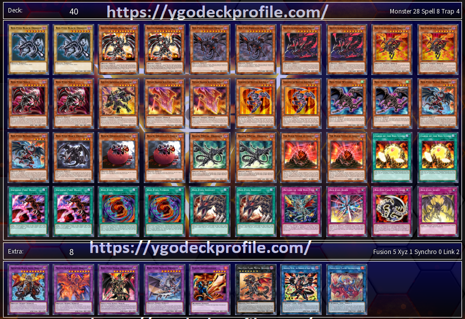 black eyes red dragon deck