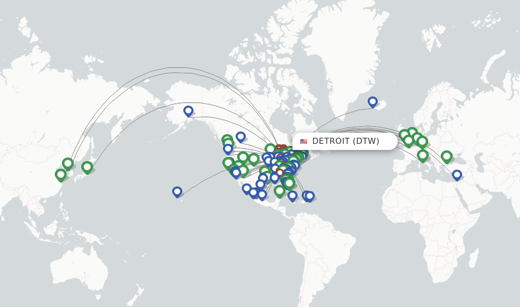 flights from vancouver to detroit mi