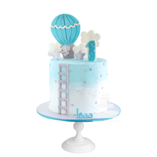 pastel baby shower niño