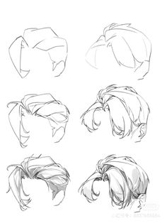 hairstyle drawing reference