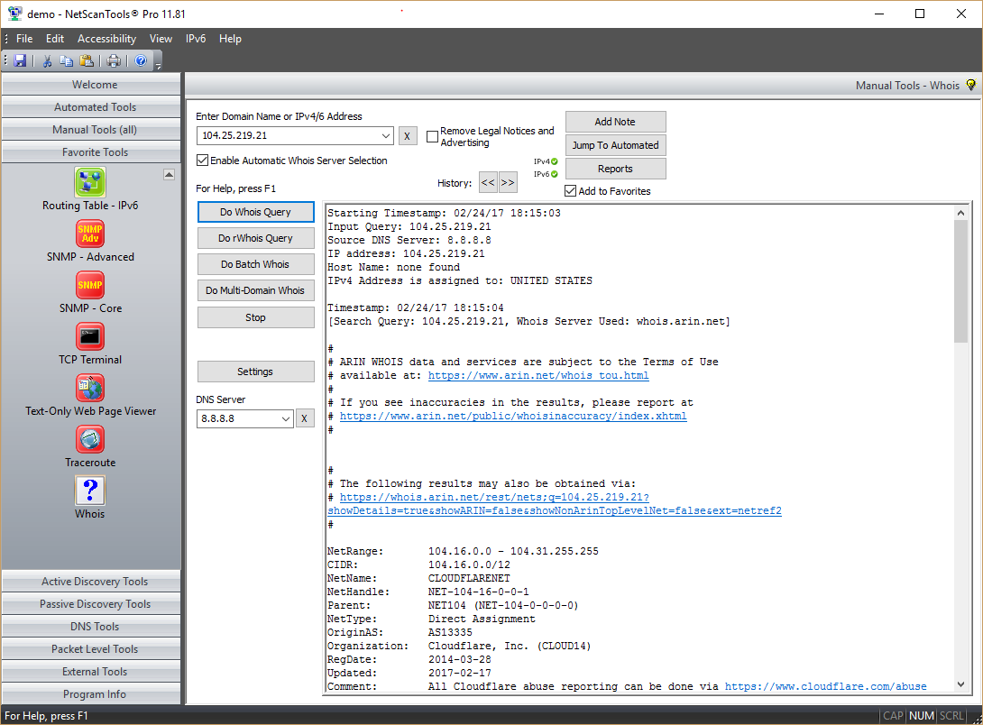 ipv6 whois