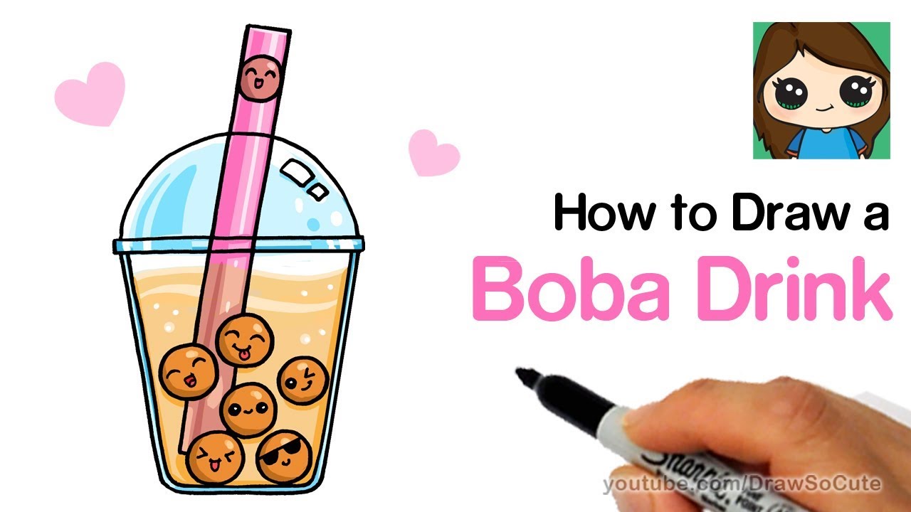 how to draw boba