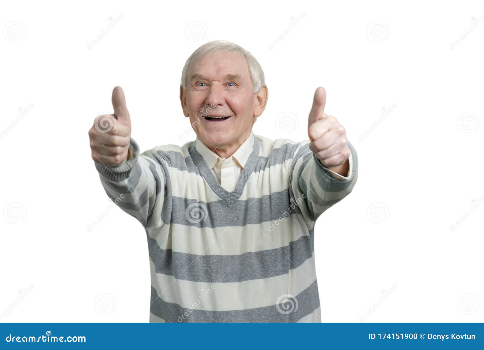 old guy thumbs up