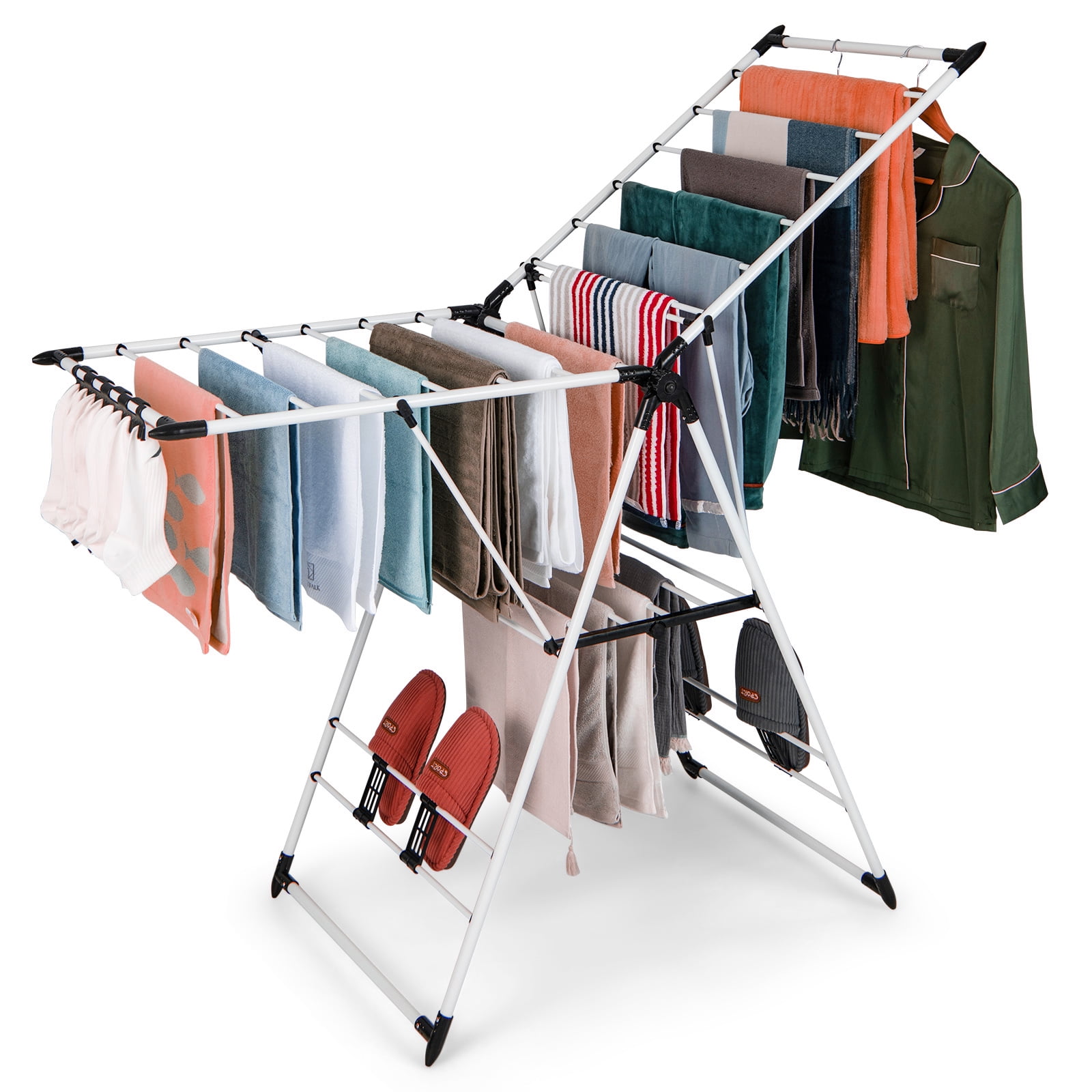 indoor clothes rack drying clothes