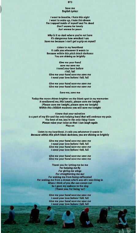 save me song lyrics