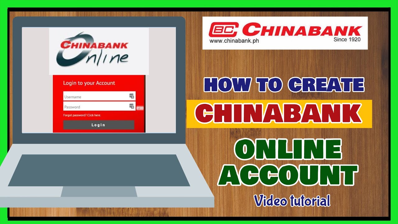 china bank savings online sign up