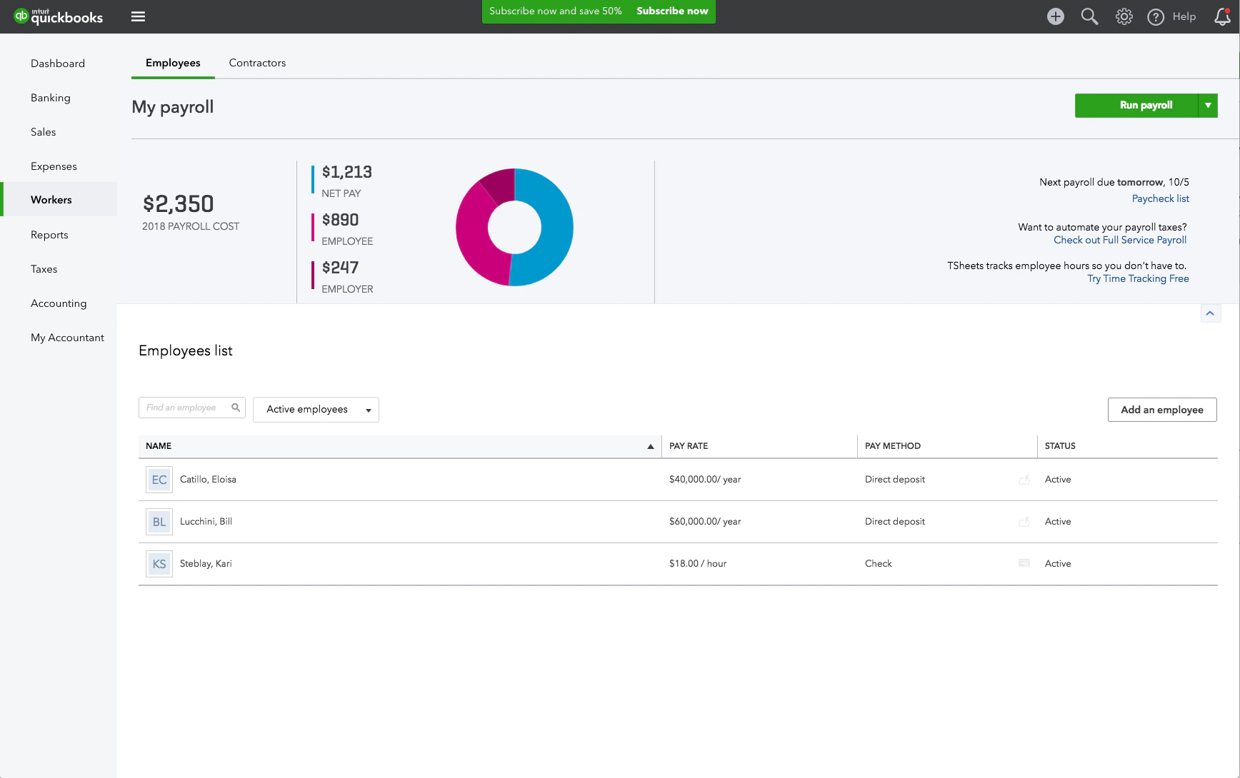 quickbooks workforce