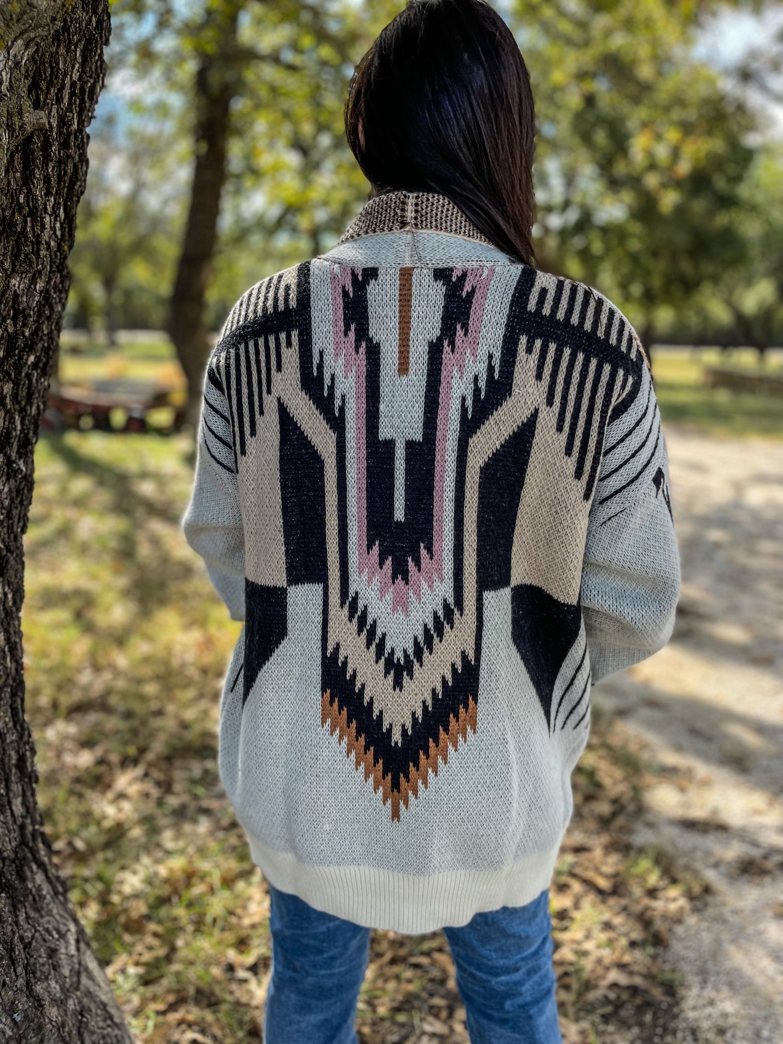 tribal cardigan womens