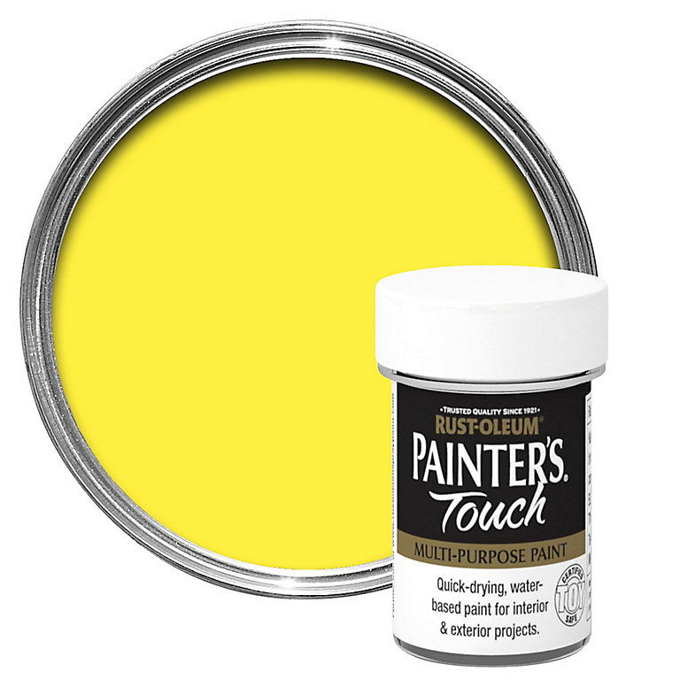 b&q yellow paint