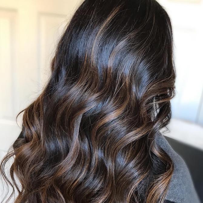 balayage for brunettes