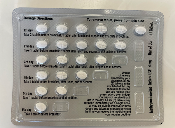 medrol dose pack cost