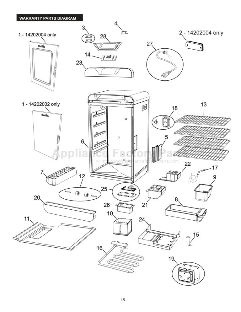 char broil canada parts