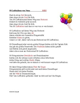 99 luftballons lyrics