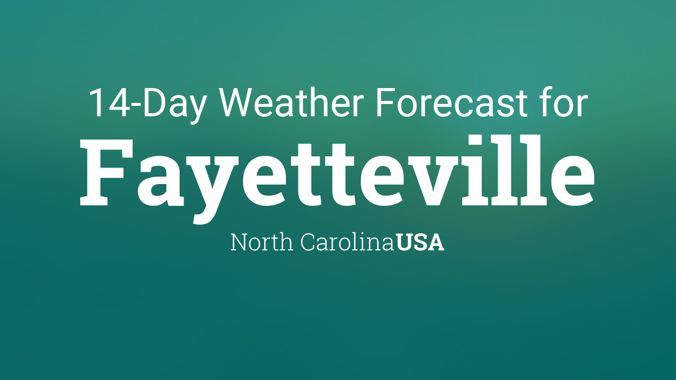 weather fayetteville nc