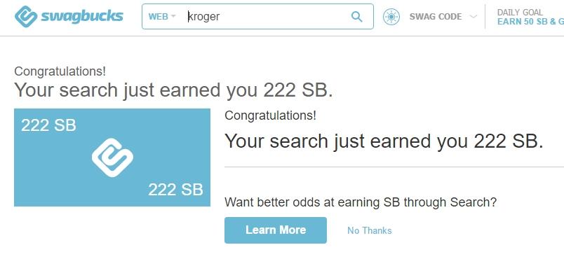 swagbucks search