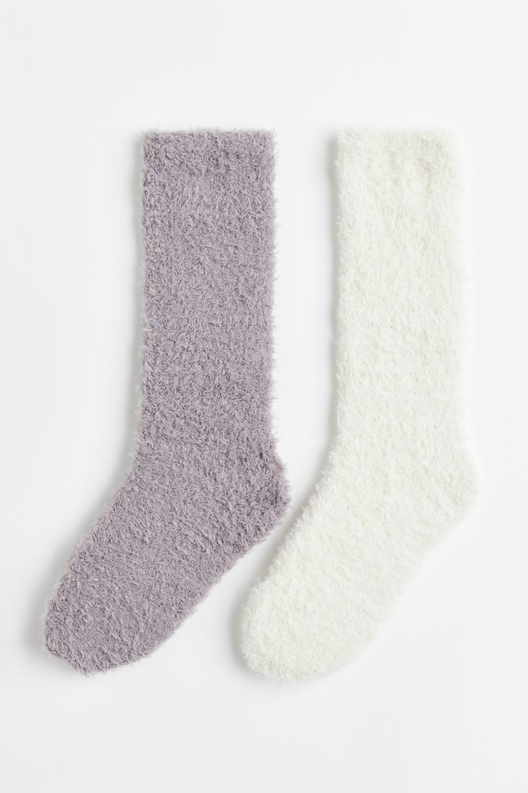 h&m fuzzy socks