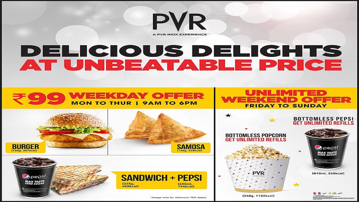 pvr food price list