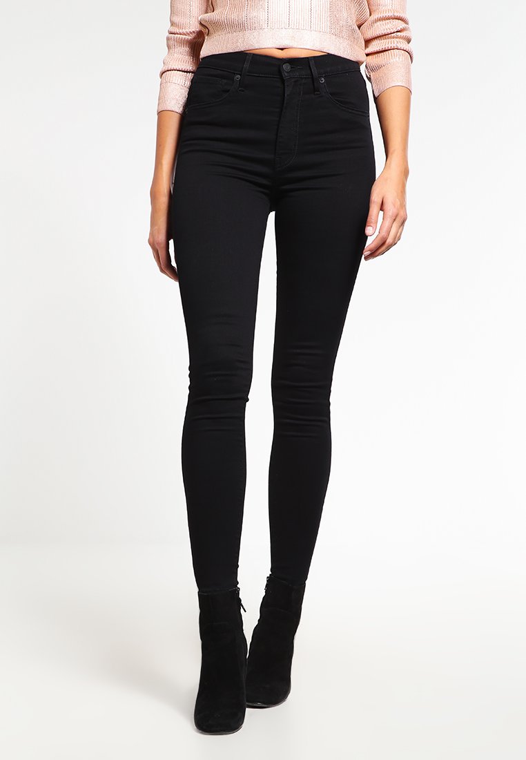 levis mile high super skinny svart